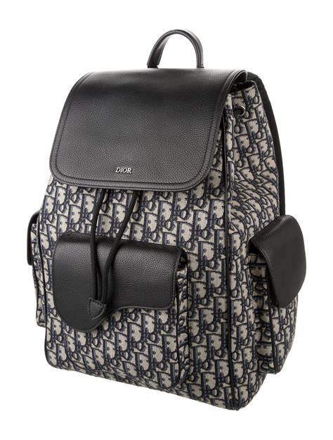 dior saddleback|dior oblique backpack.